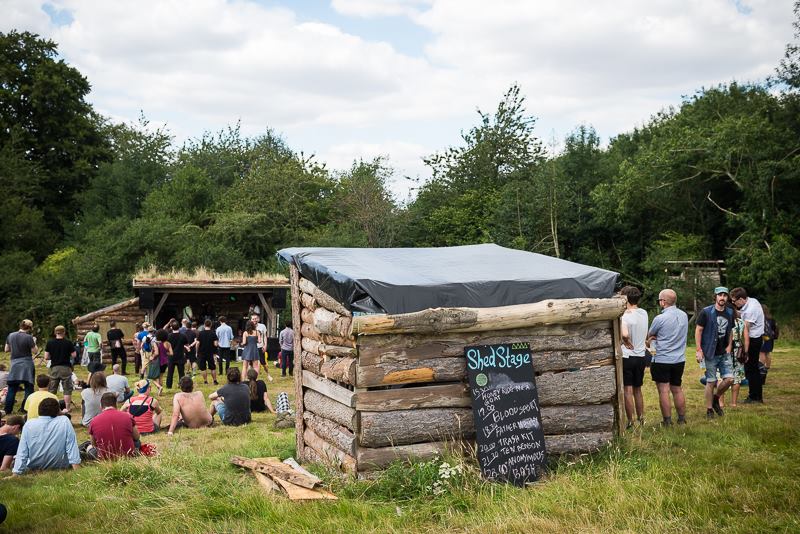 Shotgun shack: art fans gather around the rustic, ecologically aware venues of Supernormal Festival in Braziers Park, Oxfordshire (photo: Agata Urbaniak)